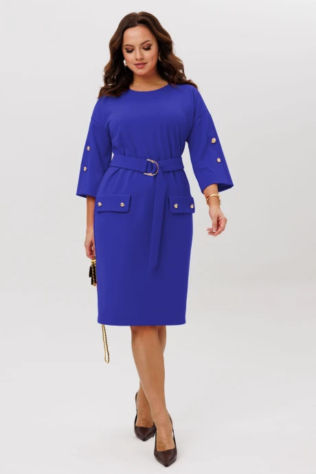 Платье Галеан-стиль 998 синий #1