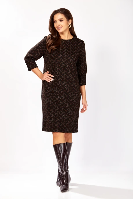 Платье GIZART 5182/2 черный,медь #1