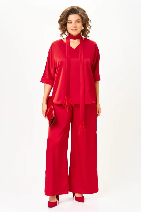 Брючный костюм Bagira 1092А Красный #1