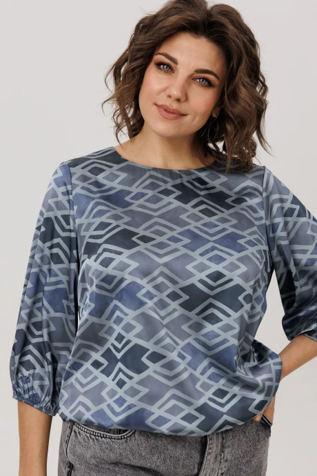 Блузка Anelli 1779.1 аронианский синий #1