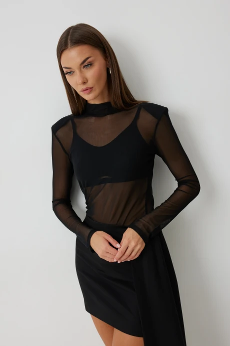 Лонгслив V&N Fashion 1017 черный #1