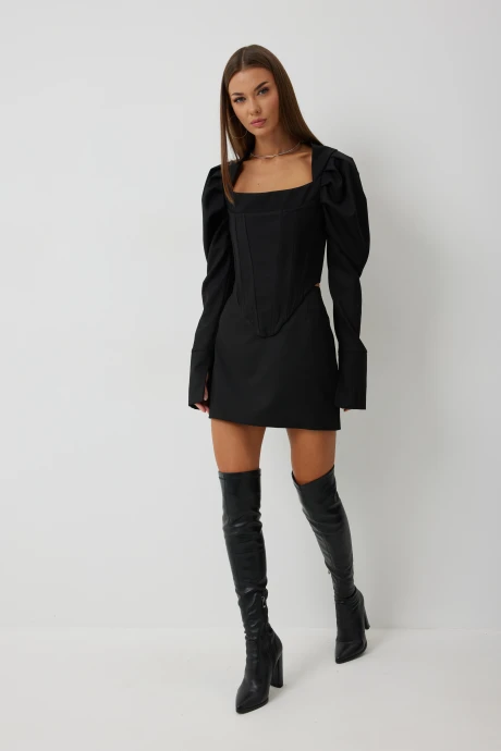 Юбочный костюм V&N Fashion 1085 черный двойка #1