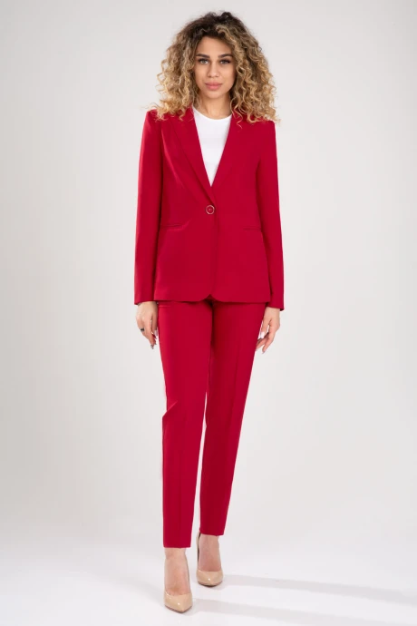 Брючный костюм IVARI 10403/1 красный двойка #1