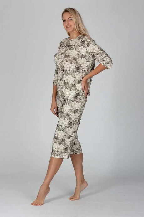 Комплект Belarusachka С4134О Гортензия_олива двойка #1