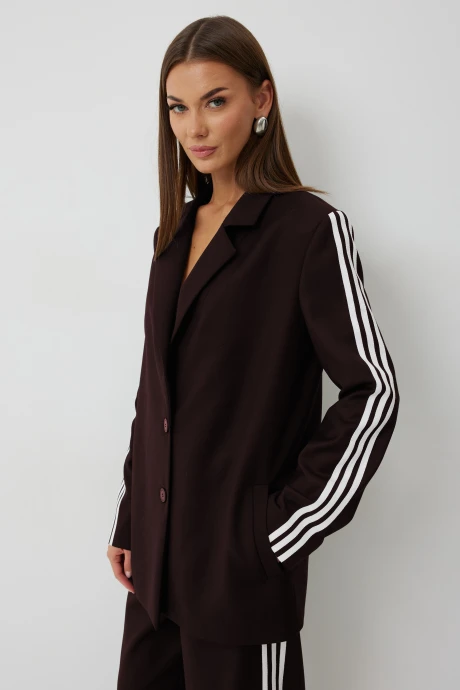 Жакет (пиджак) V&N Fashion 1051 шоколад #1