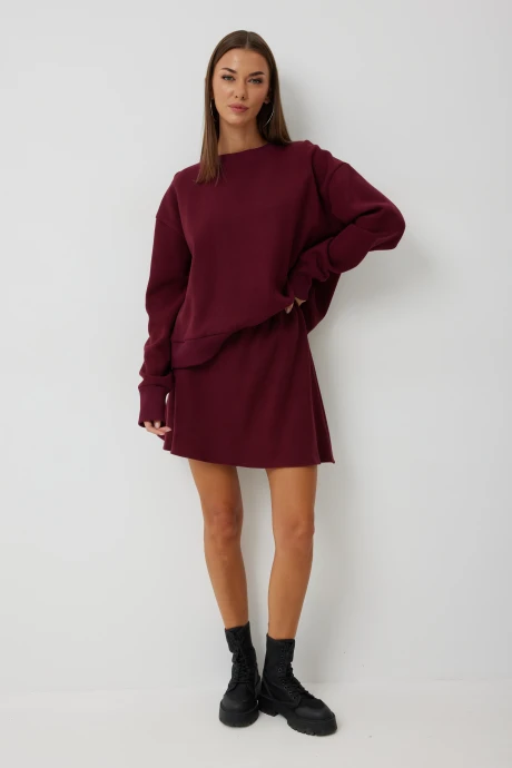 Юбка V&N Fashion 1081 бордо #1