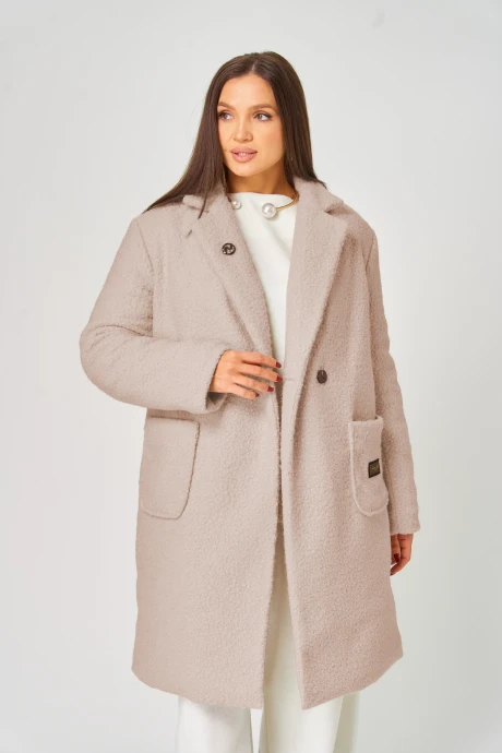 Пальто V&N Fashion 1057 пудра #1