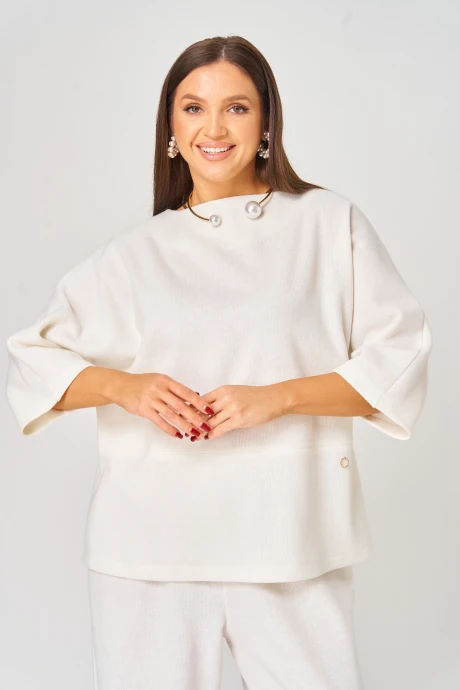 Джемпер (кофта) V&N Fashion 1055 молочный #1