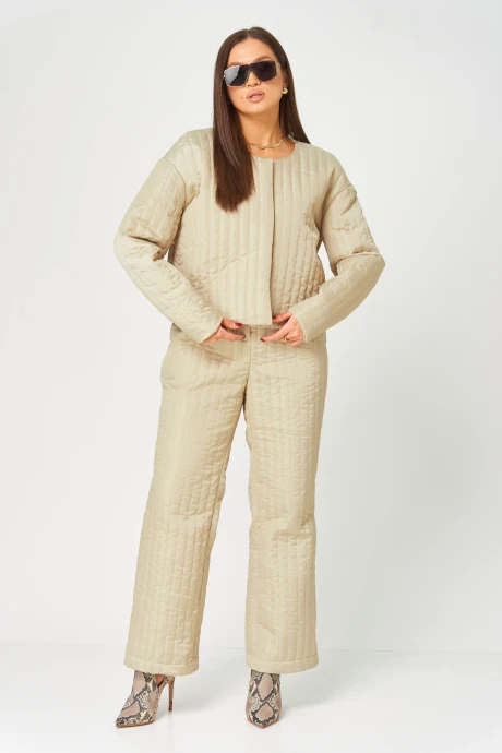 Брючный костюм V&N Fashion 1060 оливка двойка #1