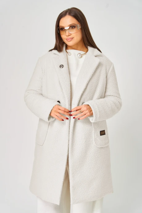 Пальто V&N Fashion 1057 молоко #1