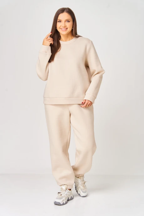 Брючный костюм V&N Fashion 1068 бежевый двойка #1