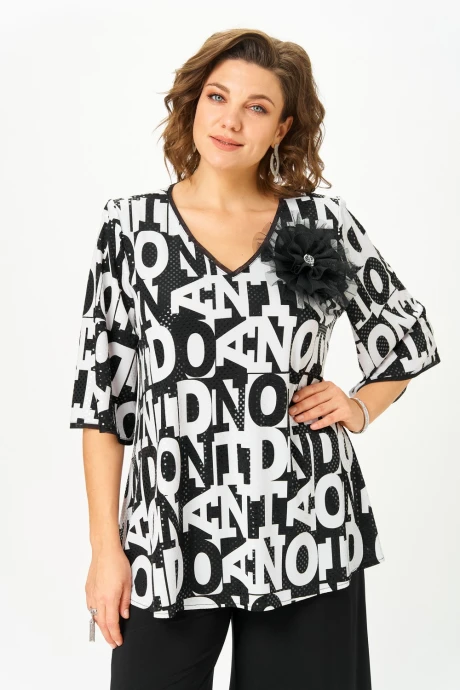 Блузка Svetlana-Style 5036 чёрный +буквы #1