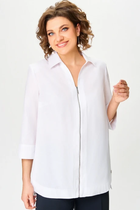 Блузка *Распродажа Дали 5725 белая #1