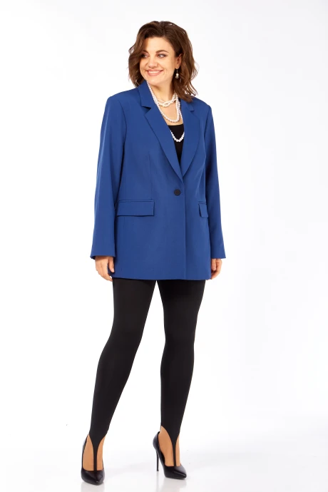 Жакет (пиджак) Ольга Стиль 986 синий #1