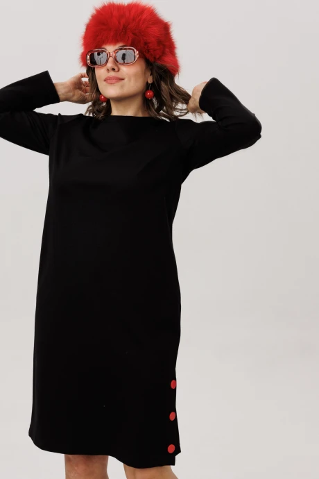 Платье Anelli 1755.2 воронье_сердце #1