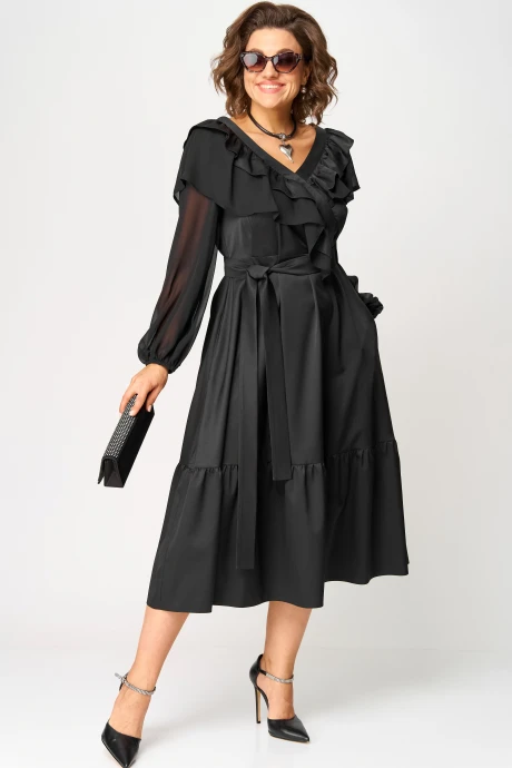 Платье *Распродажа EVA GRANT 7225 С черный #1