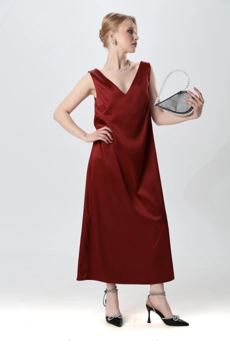 Платье NikVa н1014-1 бордо #1