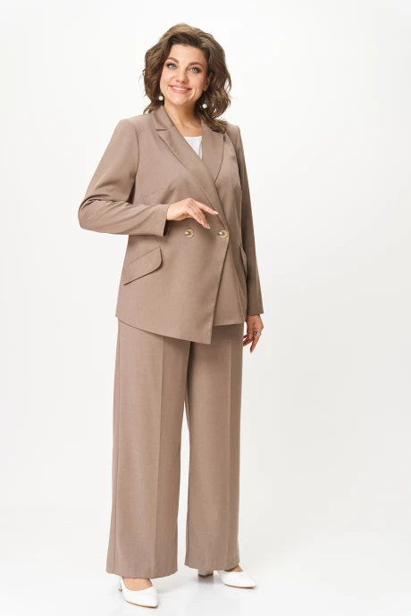 Брючный костюм *Распродажа Багряница 5093 капучино двойка #1