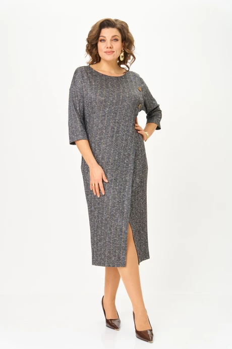 Платье Michel Chic 2190 серая елочка #1