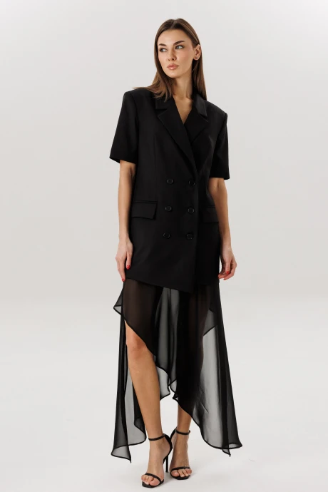 Юбочный костюм V&N Fashion 1098 черный двойка #1