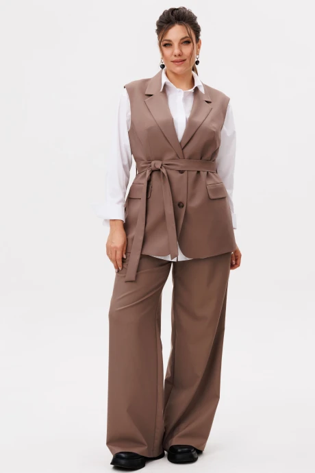 Брючный костюм *Распродажа Anelli 1501 кора_дуба двойка #1