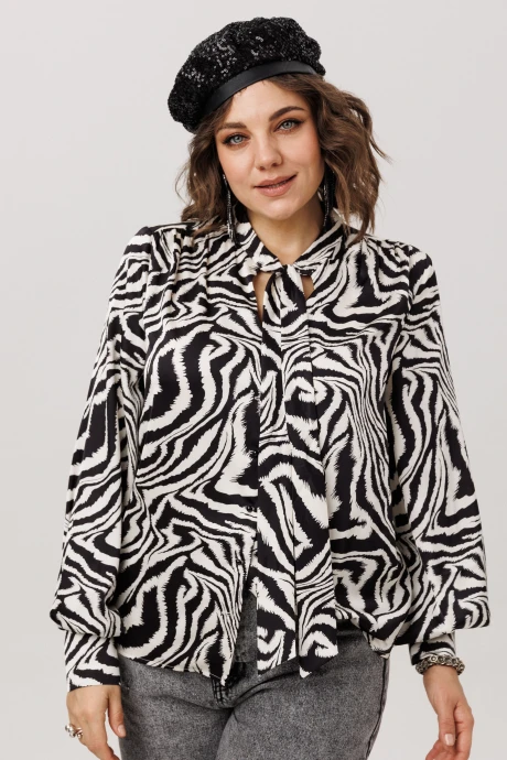 Блузка Anelli 1736 зебра нью #1