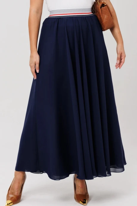 Юбка *Распродажа Anastasia 1263 темно-синий #1