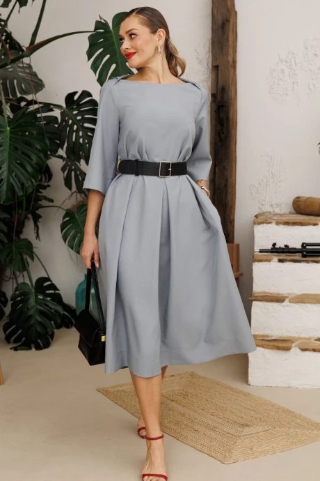 Платье Anastasia 1108.4 светло-серый #1