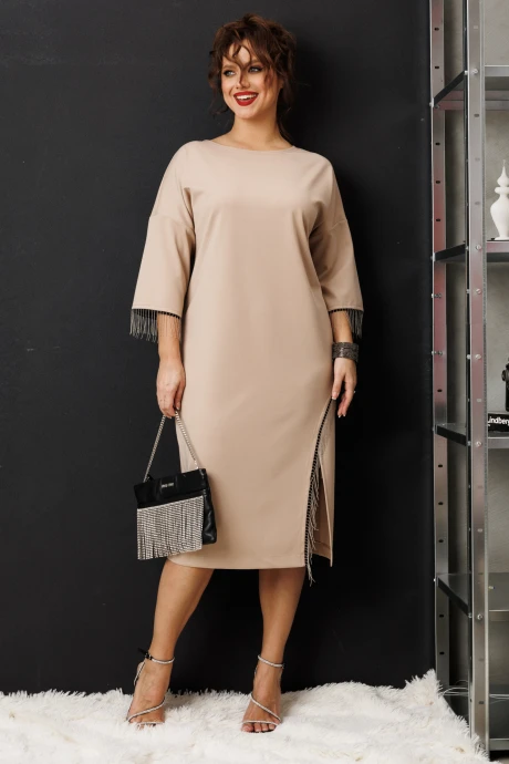 Платье Anastasia 1308 кофе #1