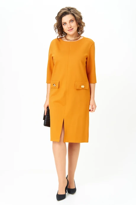 Платье *Распродажа Michel Chic 2192 охра #1