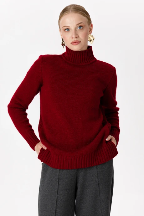 Джемпер (кофта) *Распродажа Romgil РВ0309-ШЕ5 красновато-бордовый #1