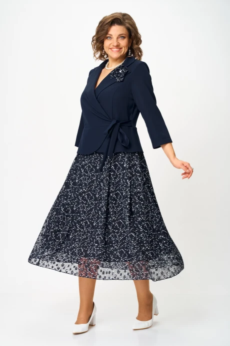 Платье *Распродажа Bonna Image 922-1/4 синий #1