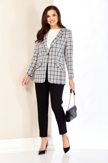 Жакет (пиджак) Shetti 4077 клетка #1