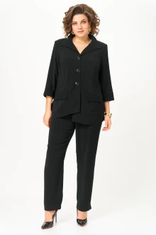 Брючный костюм Anastasia Mak 1311 черный двойка