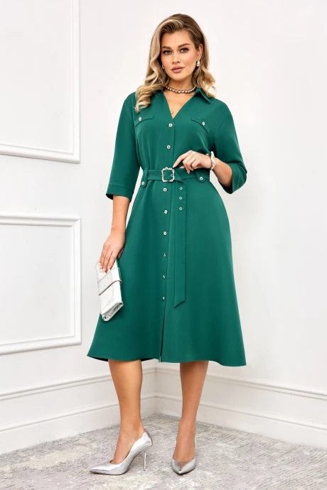 Платье AGATTI 5890 Изумрудный #1
