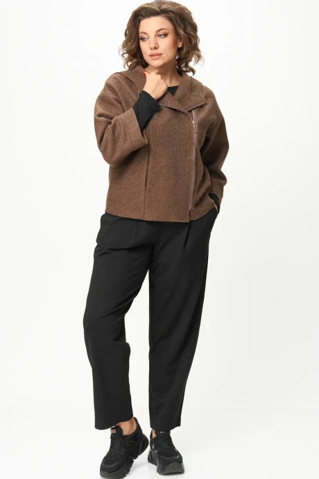 Брючный костюм *Распродажа Michel Chic 1357/2 латте, черный двойка #1