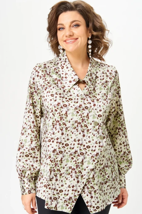 Блузка Michel Chic 789 цветочный принт #1
