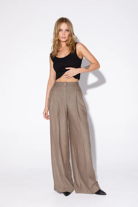 Брюки *Распродажа PiRS 5577 бежевый #1