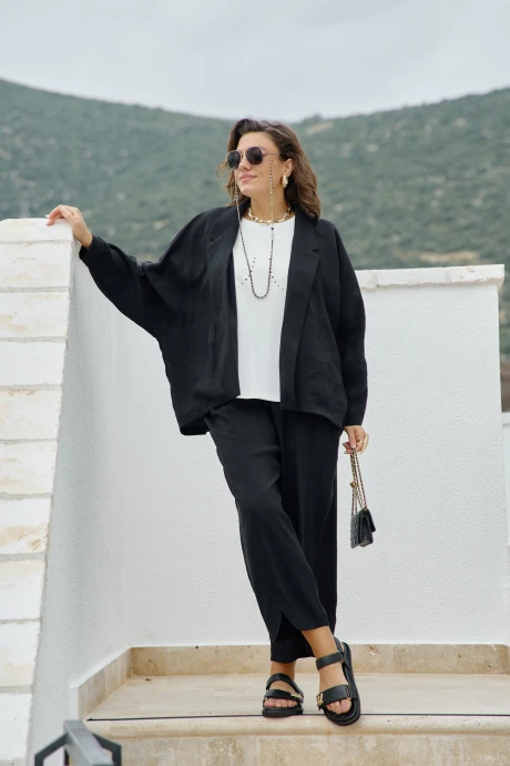 Жакет (пиджак) Vittoria Queen 28553ж черный #1