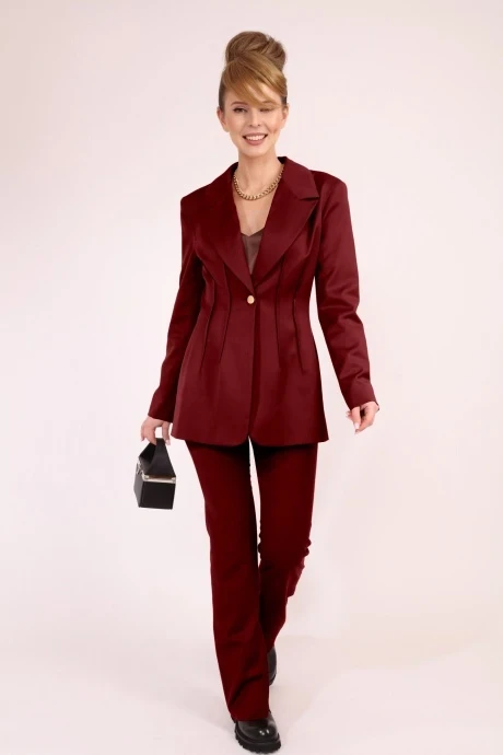 Брючный костюм *Распродажа LM КТ3034 терракотовый двойка #1