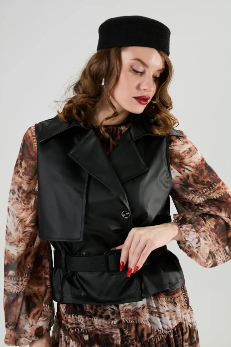 Жилетка NikVa 1026-2 чёрный #1