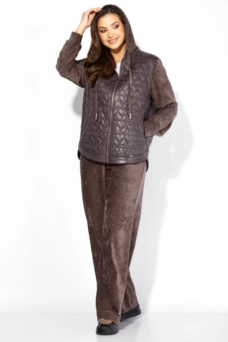 Брючный костюм TAiER 1416 шоколад двойка #1