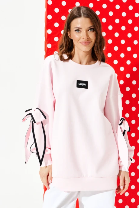 Джемпер (кофта) ELLETTO LIFE 3950 розовый #1