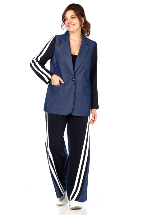 Брючный костюм Matini 1.1801 Синий двойка #1