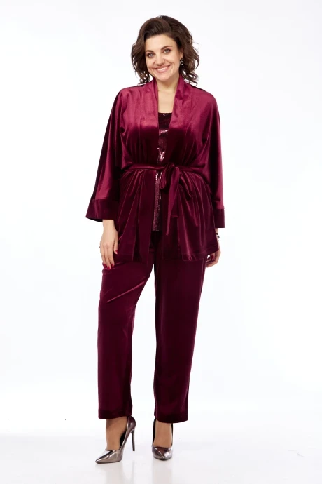 Брючный костюм *Распродажа Diamant 2028 бордо #1