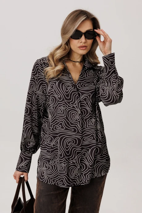 Блузка Anelli 1668 круги на воде #1
