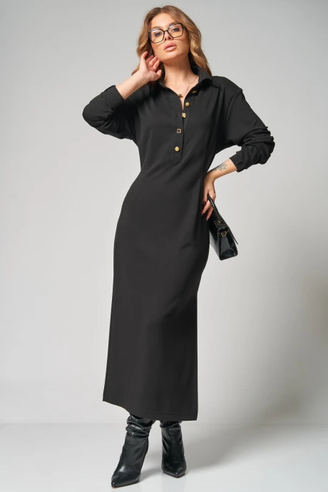 Платье *Распродажа LAIKONY L-663 черный #1