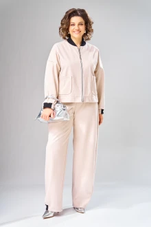 Брючный костюм V&N Fashion 1103 бежевый двойка