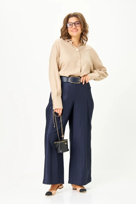 Рубашка GRATTO 4468 бежевый #1