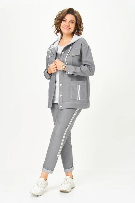 Брючный костюм Svetlana-Style 1569 серый #1
